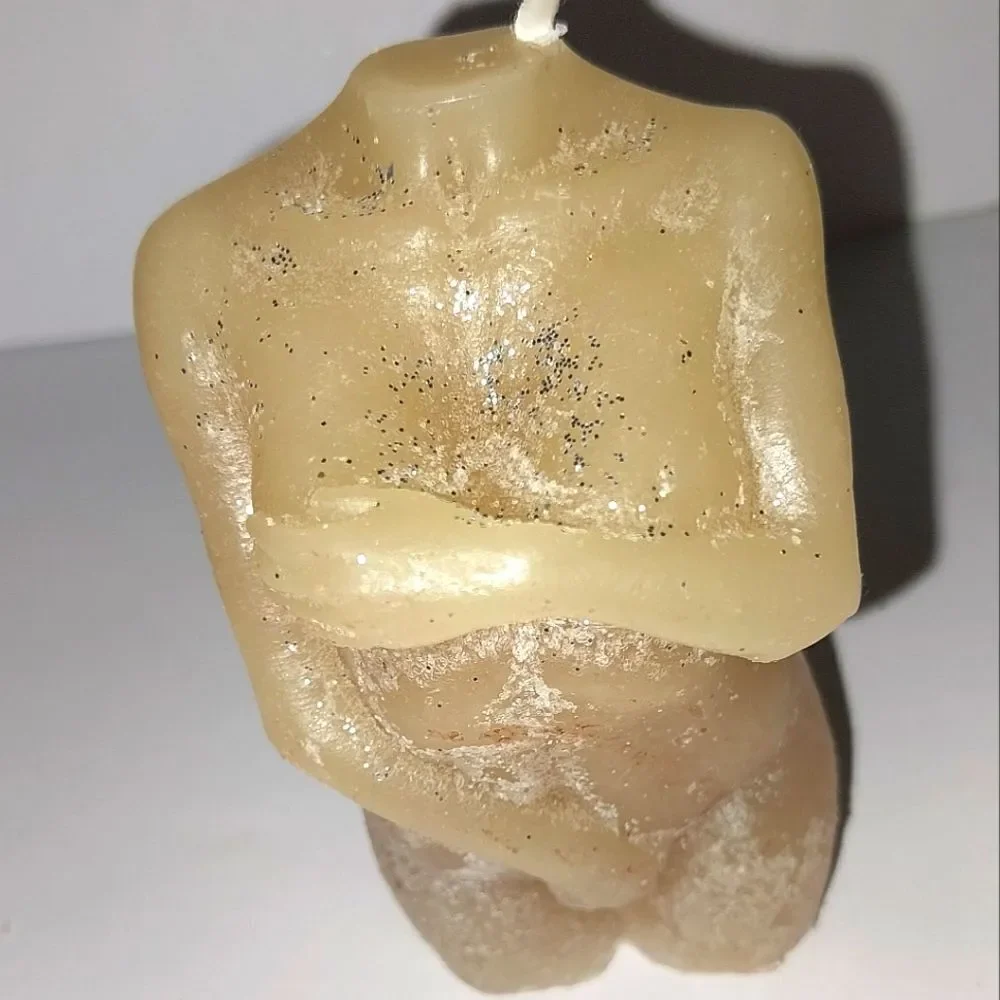 Hand crafted, goddess limited edition  sculpted candle